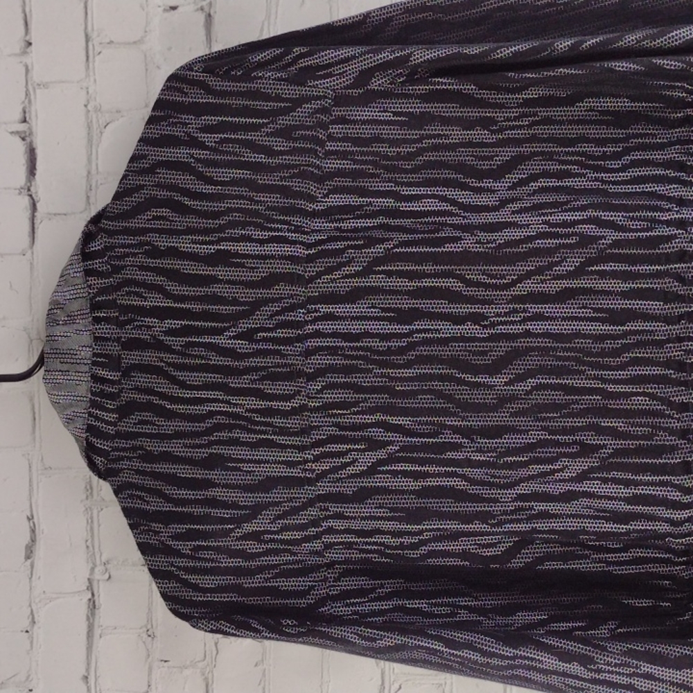 Ruby Rd. Black/Silver Lightweight Jacket, Size 14 - image 7
